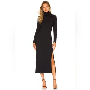 Nwot Susana Monaco Turtleneck Slit Dress